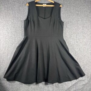 BANNED Apparel UK Dress Black Fit & Flare Dancing Dress Size 2XL Short Party